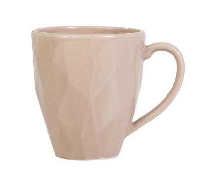 Caneca em Porcelana Edros Creme