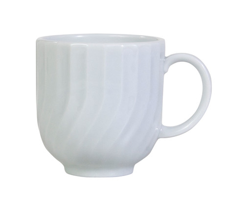 Caneca em Porcelana Linea Branca, Branco | WestwingNow