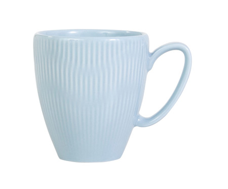 Caneca em Porcelana Shell Azul