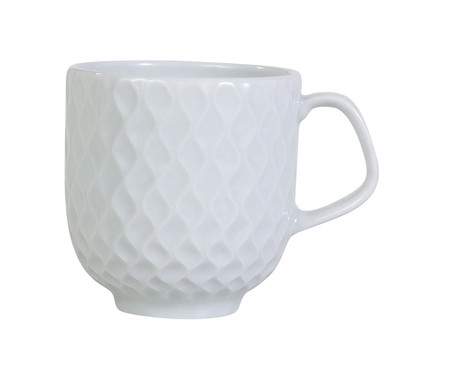 Caneca em Porcelana Acqua Branca