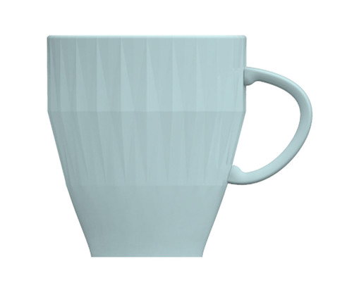 Caneca em Porcelana Diamante Azul, Azul | WestwingNow