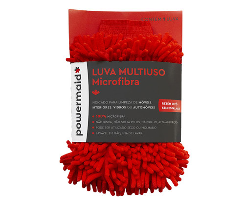 Luva Microfibra, Vermelho | WestwingNow