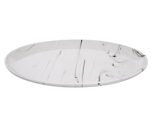 Travessa em Porcelana Marble, Branco | WestwingNow