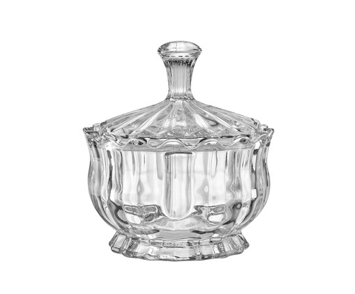 Pote Decorativo Elegance Transparente, Transparente | WestwingNow