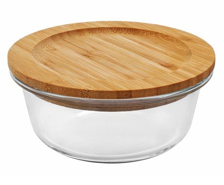 Pote Hermético com Tampa em Bambu Eldarion