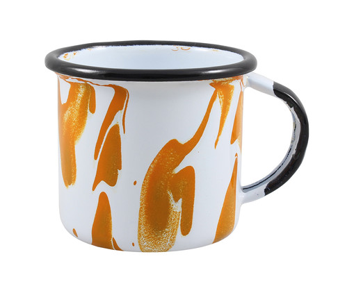 Caneca Marmorizada Laranja, Laranja | WestwingNow