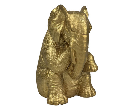 Adorno Elefante Dourado