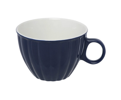 Caneca Jumbo Bray Azul Escuro, Azul | WestwingNow