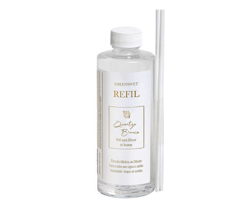 Refil Difusor de Aromas Quartzo Branco - 300ml, Transparente | WestwingNow