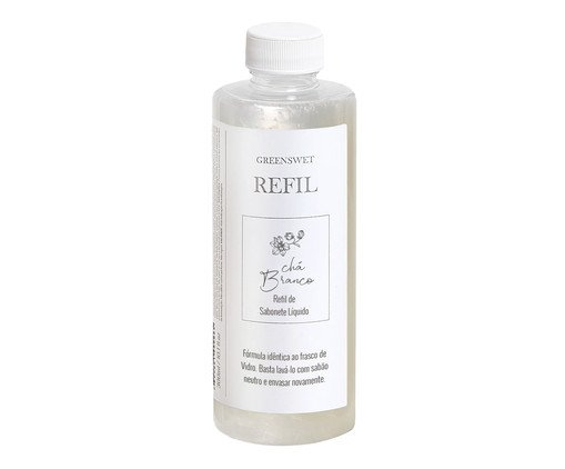 Refil para Sabonete Líquido Chá Branco - 300ml, Transparente | WestwingNow