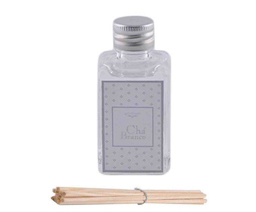 Difusor de Ambiente com Varetas Chá Branco Doul - 30ml, Transparente | WestwingNow