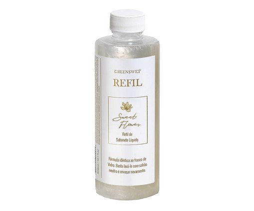 Refil para Sabonete Líquido Sweet Flower - 300ml, Transparente | WestwingNow