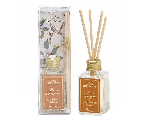 Difusor de Aromas Flor Laranjeira - 30ml, Transparente | WestwingNow