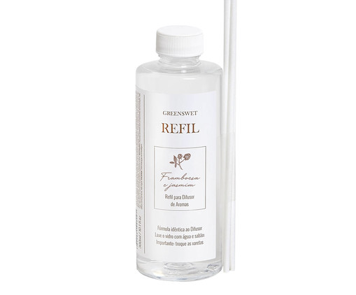 Refil para Difusor de Ambiente Framboesa e Jasmim - 300ml, Transparente | WestwingNow