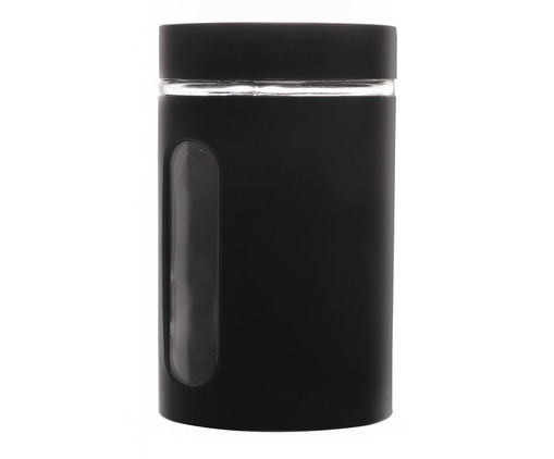 Porta Mantimento com Visor Black, Preto | WestwingNow