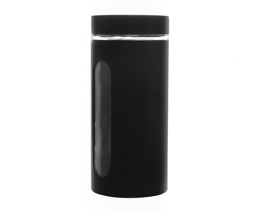 Porta Mantimento com Visor Black, Preto | WestwingNow