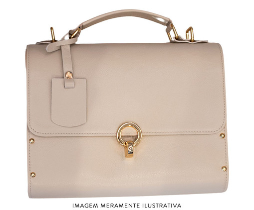 Bolsa em Couro Aquarela Off-White, Off White | WestwingNow