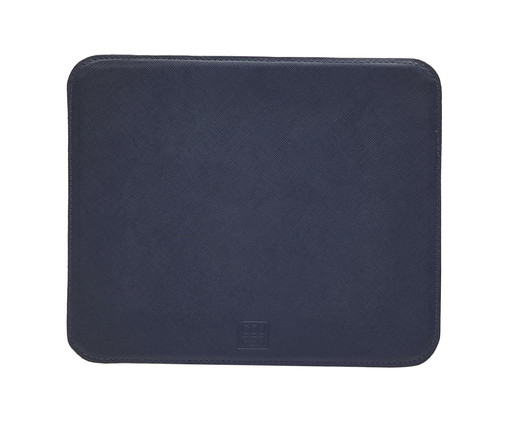 Mousepad de Couro Azul Marinho, Azul | WestwingNow