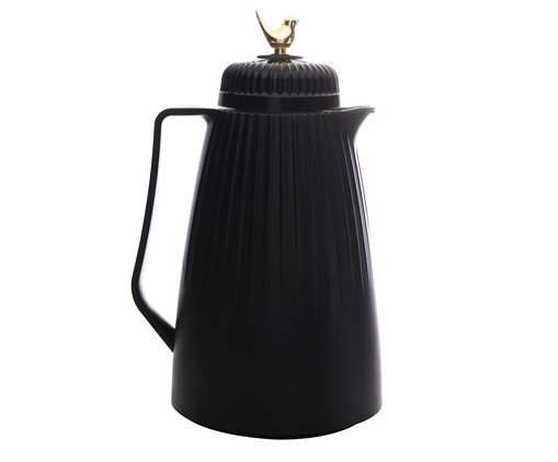 Garrafa Térmica Dove Preta, Preto | WestwingNow