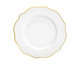 Aparelho de Jantar em Porcelana com Fio Dourado Maldivas, Branco | WestwingNow