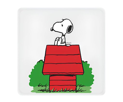 Luminária Box Slim Snoopy Casinha Bivolt, red | WestwingNow