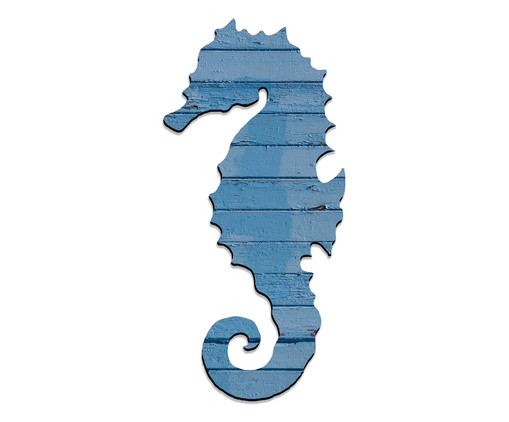 Placa de Madeira Estampada The Seahorse, Colorido | WestwingNow