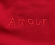 Moletom Bordado Amour Vermelho, Vermelho | WestwingNow