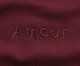 Moletom Bordado Amour Bordô, Vermelho | WestwingNow