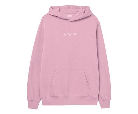 Moletom Bordado Amour Rosa Bebê | Westwing