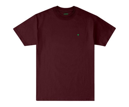 Camiseta Goluda High Beterraba e Coração Micro Verde, Roxo | WestwingNow