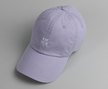 Boné Dad Hat Lavanda Persia Logo Amour Branco | WestwingNow