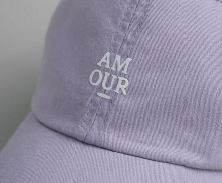 Boné Dad Hat Lavanda Persia Logo Amour Branco | WestwingNow