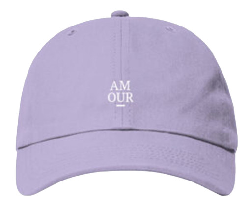 Boné Dad Hat Lavanda Persia Logo Amour Branco, Roxo | WestwingNow