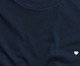 Camiseta Coração Azul Marinho, Azul | WestwingNow