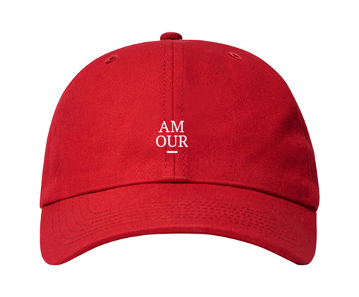 Boné Dad Amour Vermelho, Vermelho | WestwingNow