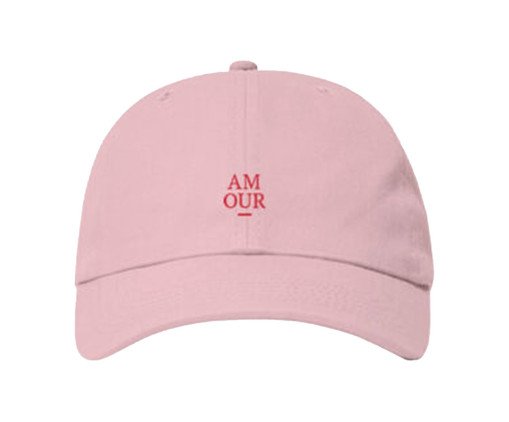 Boné Dad Hat Rosa Bebê Amour Vermelho, Rosa | WestwingNow