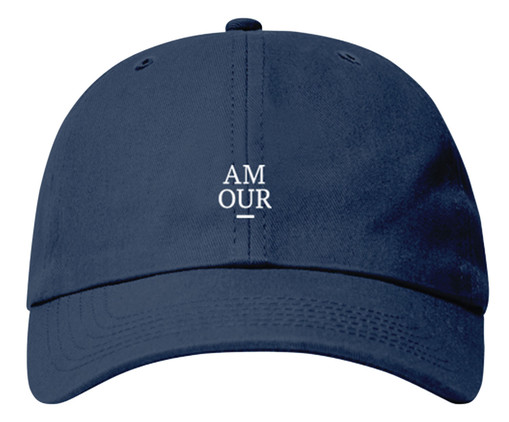 Boné Dad Hat Azul Persia Logo Amour Branco, Azul | WestwingNow