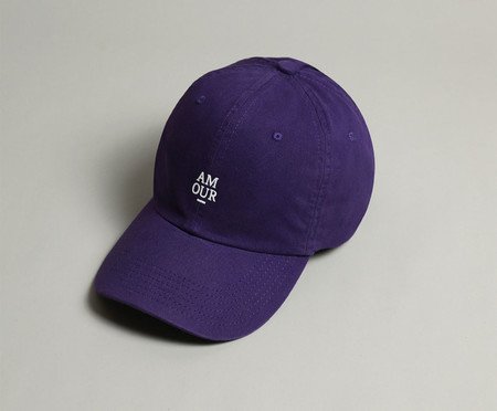 Boné Dad Hat Dora Purple e Logo Amour Branco | WestwingNow