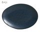 Jogo de Pratos para Sobremesa Oval Orgânico Night Blue, Azul | WestwingNow