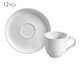 Jogo de Xícaras para Café Bio New White, Branco | WestwingNow