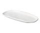 Jogo de Travessas Oval Rasa Pequena Orgânico New White, Branco | WestwingNow