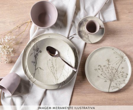 Jogo de Xícaras para Café Stoneware Cyperus | Westwing