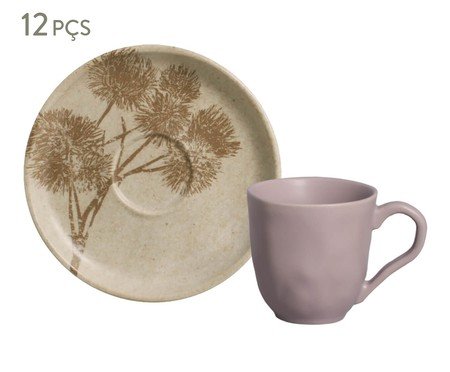 Jogo de Xícaras para Café Stoneware Cyperus | Westwing