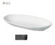 Jogo de Travessas Oval Funda Orgânico New White, Branco | WestwingNow