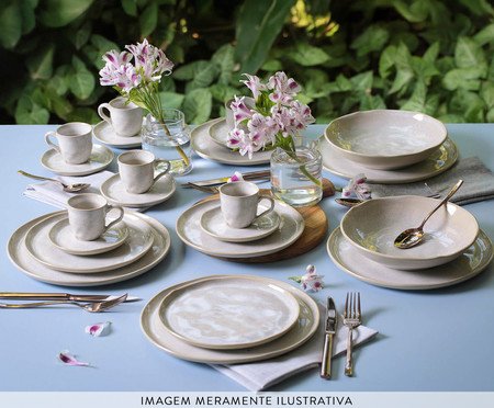 Aparelho de Jantar Bio Latte Cru | Westwing