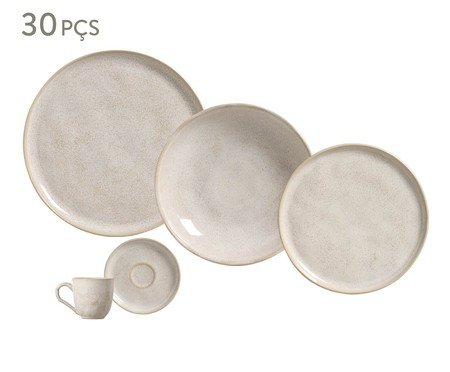 Aparelho de Jantar Bio Latte Cru | Westwing