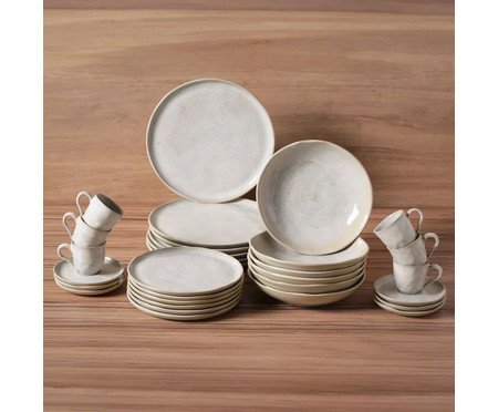 Aparelho de Jantar Bio Latte Cru | Westwing