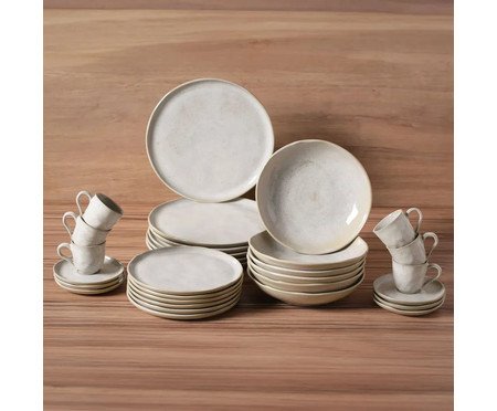 Aparelho de Jantar Bio Latte Cru | Westwing