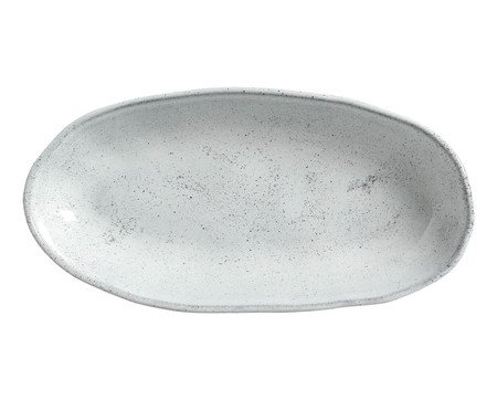 Jogo de Travessas Oval Funda Orgânico Echo Branco | Westwing