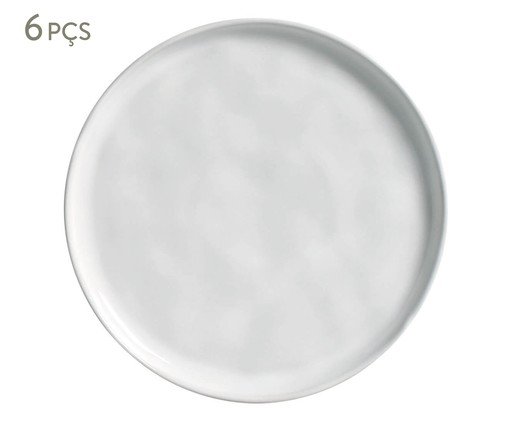 Jogo de Pratos para Pão Bio New White, Branco | WestwingNow